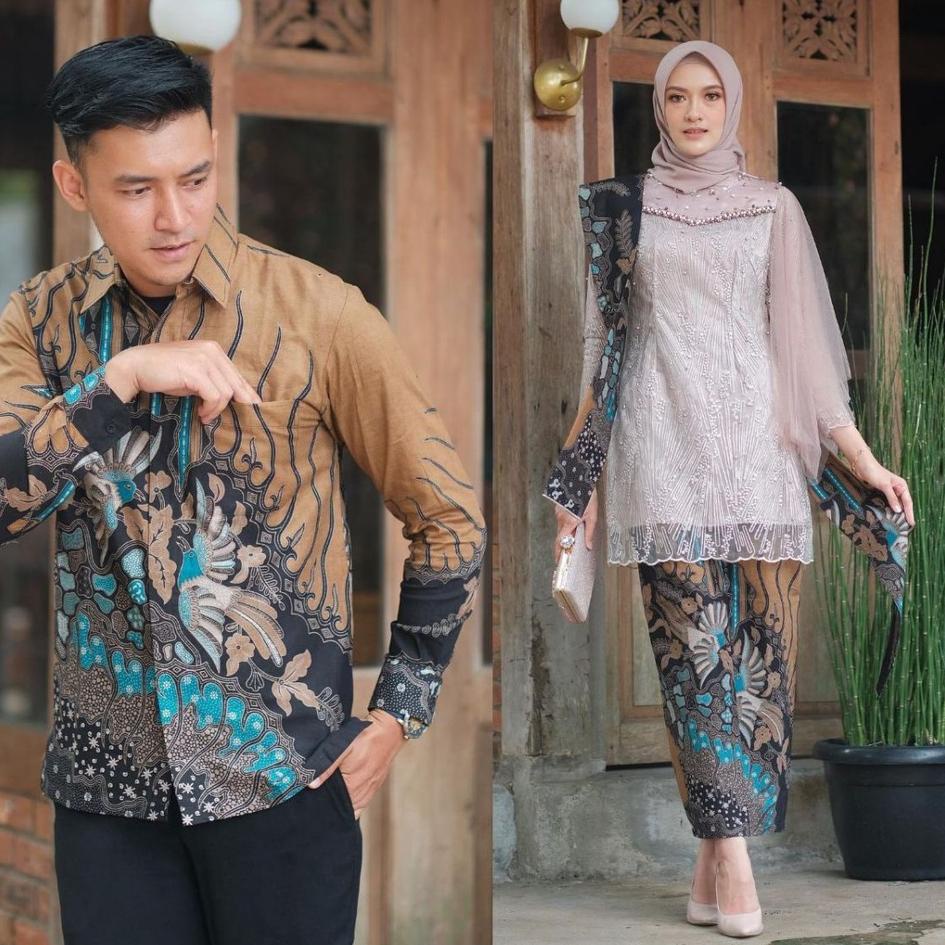 Tidak Diragukan.. Batik Couple Kebaya Modern Kebaya Wisuda Lamaran Baju Tunangan Batik Brukat Terbar