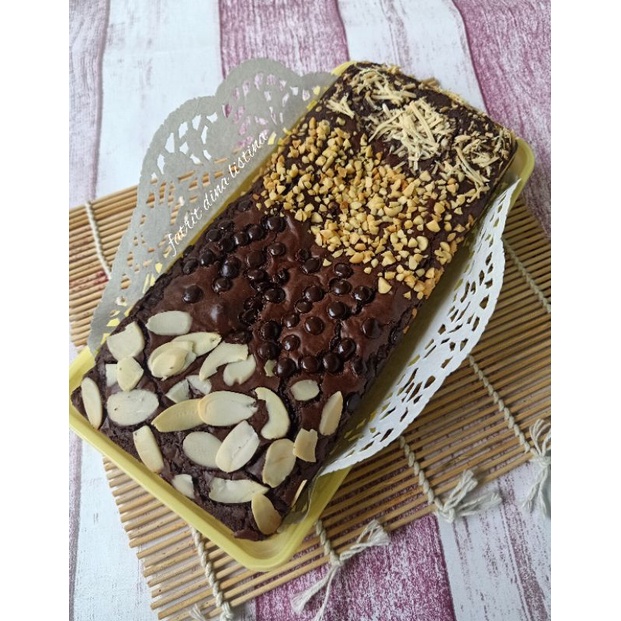 

fudgy brownies / brownies panggang