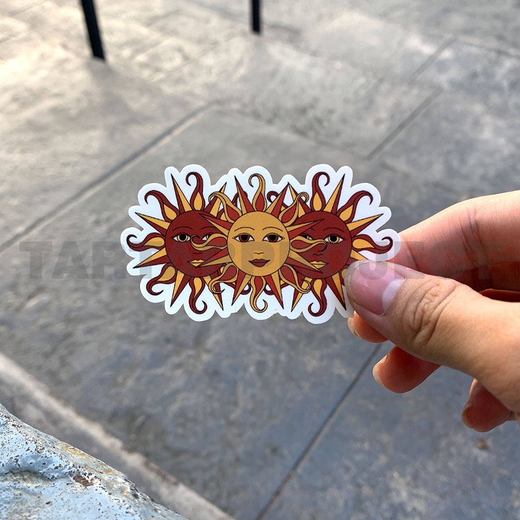Sticker Stiker Vinyl - Triple Sun