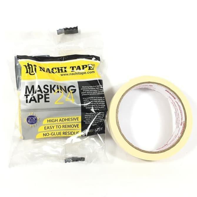 

Diskon LAKBAN ISOLASI KERTAS NACHI MASKING TAPE 24 MM / 1 INCHI X 20 YARD Promo Awal tahun