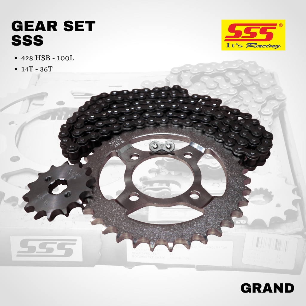 Gear Gir paket Set sss Grand 428 14 36