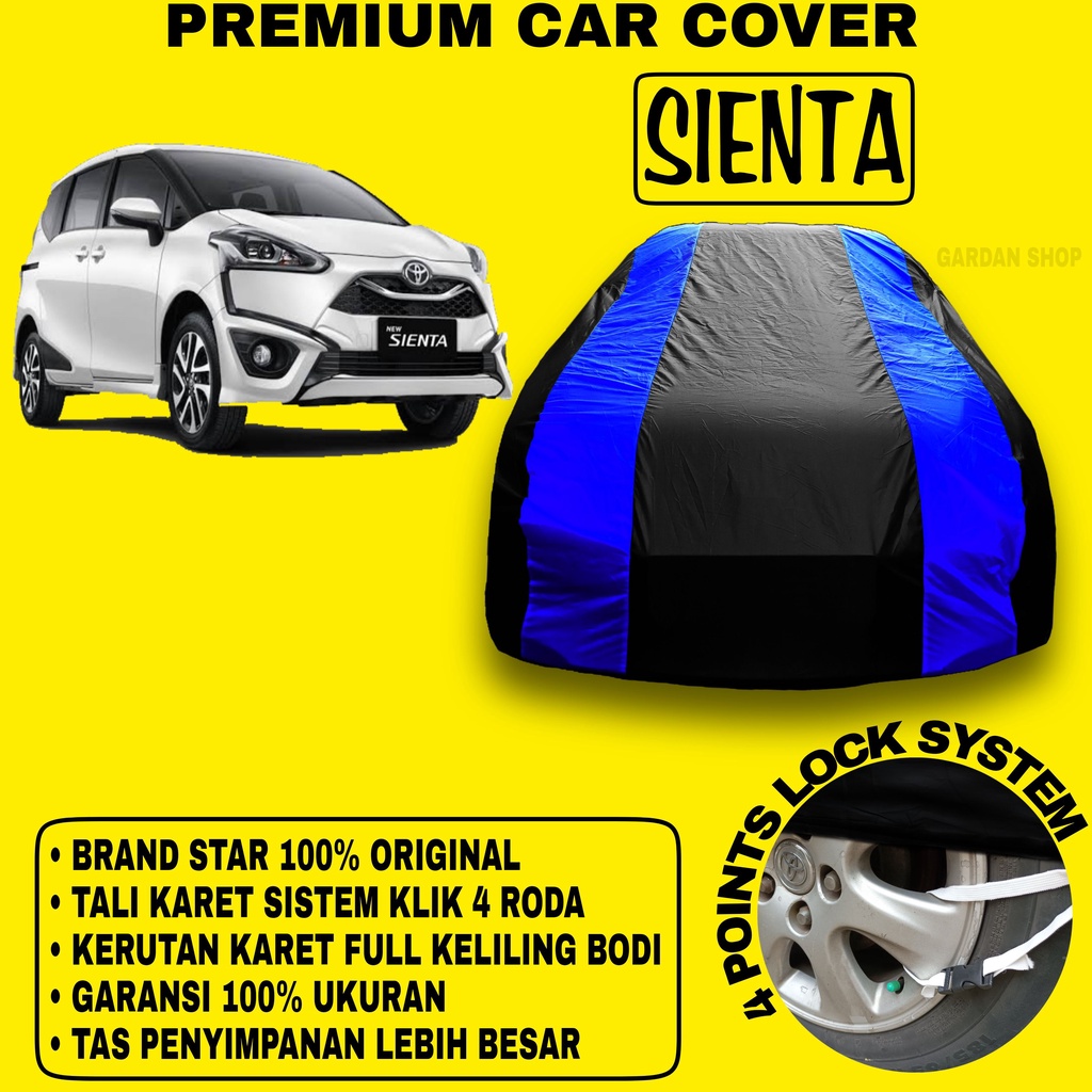 Body Cover SIENTA Sarung BIRU Penutup Pelindung Bodi Mobil Sienta PREMIUM Blue Cover