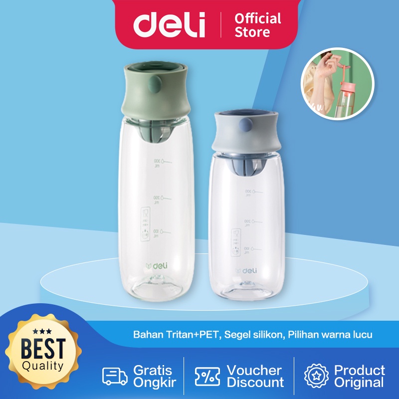 Deli Water Bottle / Botol Minum Infused Water 460 610 ML BPA Free 17663 17664