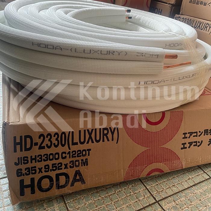 PIPA AC HODA 1/4 x 3/8 LUXURY ( 0,8 mm ) UNTUK AC 1/2 PK - 1 PK | 30m