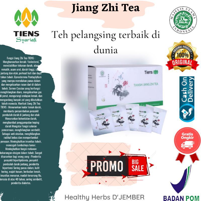 

[PAKET EKONOMIS|TEH JIANG ZHI TEA|TEH PELANGSING TERBAIK DIDUNIA|]FREE ONGKIR]