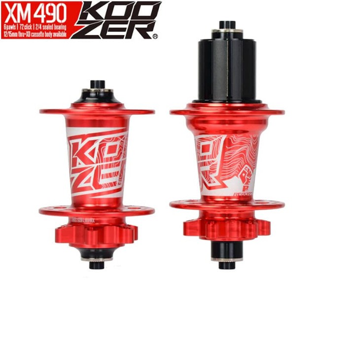 Koozer XM490 Hub Freehub Sealed Bearing Six Pawl 32H