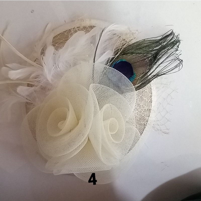 Topi Fascinator Model Vintage-Headpiece Pesta