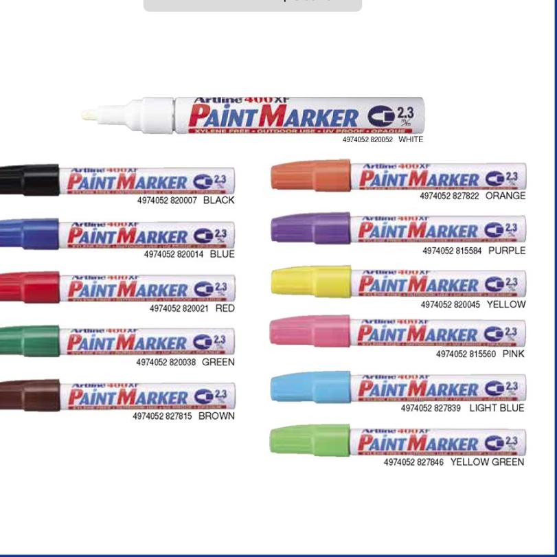 

Bagus SPIDOL ARTLINE PAINT PERMANENT MARKER 400XF .