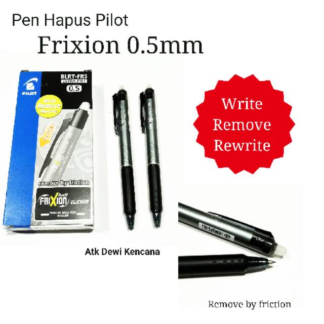 

Pulpen Gel Hapus Pilot Frixion 0.5mm St001