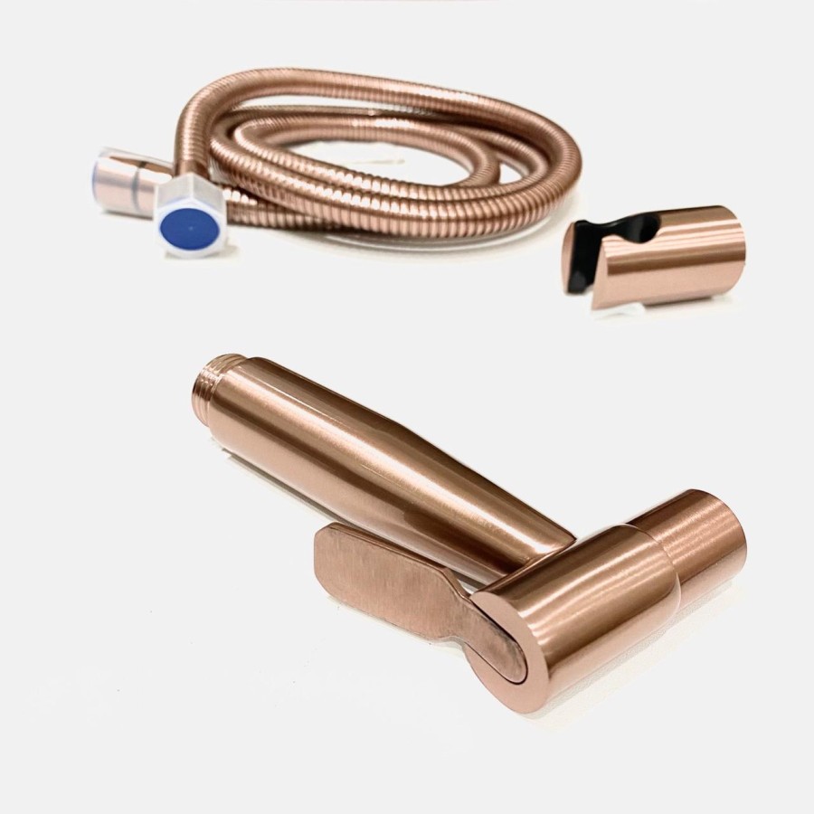 Jet Shower Stainless 304 RG21 Rose Gold - Set Shower Cebok JetShower Rose Gold Minimalis