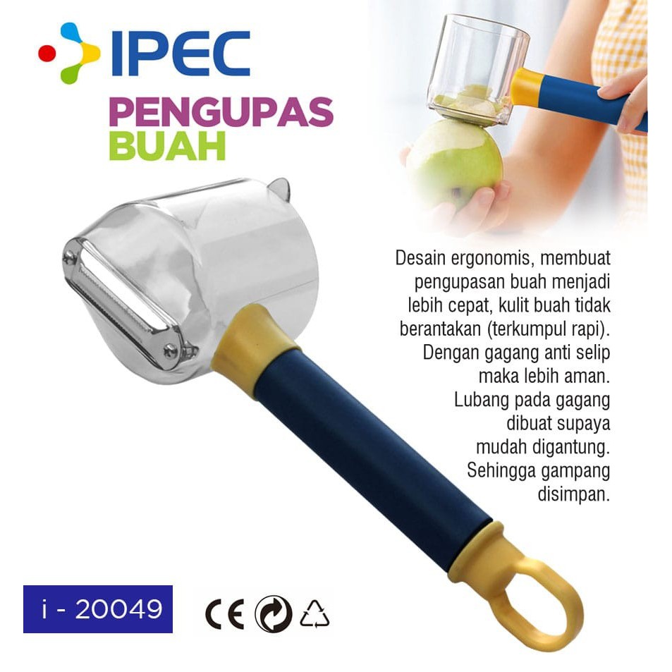 Peel Peeler Pengupas Buah / Sayuran Multi-fungsi / Pengupas Wortel Timun / Peeler Dengan tabung Sampah 20049