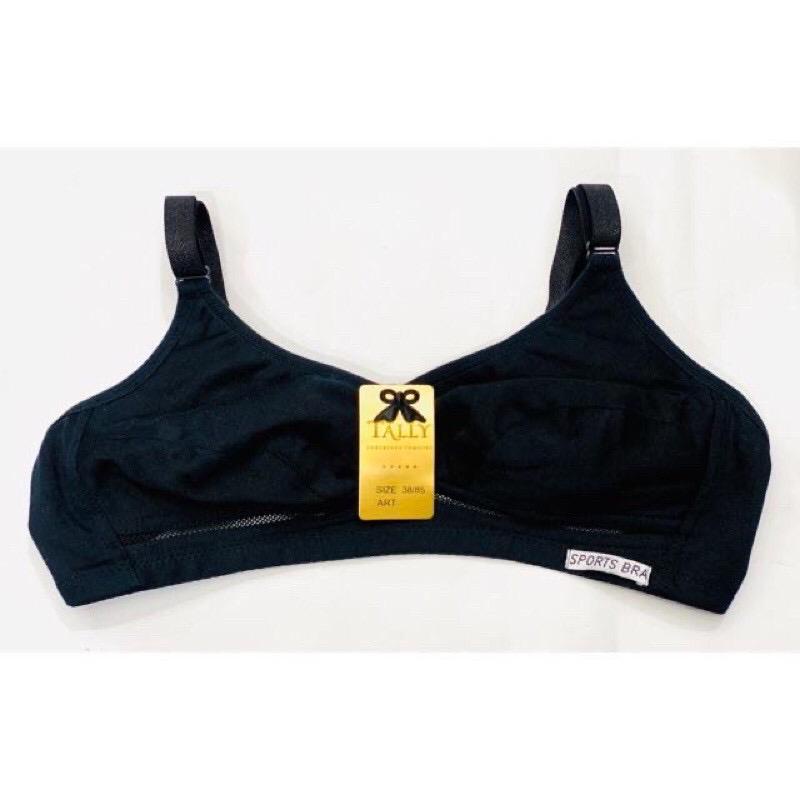 ARA98STORE - TALLY BH 056 / 050 SPORT BRA TANPA BUSA TANPA KAWAT - BH BRA HARIAN TALLY - BH SPORT TALLY KATUN - BH SPORT POLOS NON KAWAT NON  BUSA - BH SPORT TALLY - BH NYAMAN DI PAKAI KATUN - BH KATUN TALLY