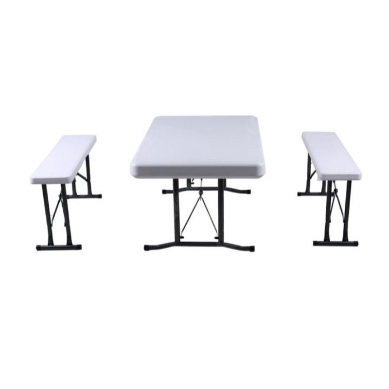 Krisbow Set Meja Lipat dan  Bangku Lipat serbaguna