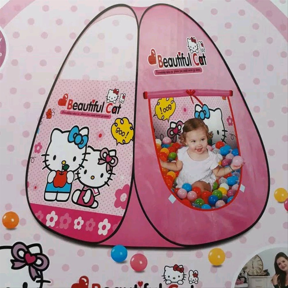Tenda Lipat Kemah Kemping Tenda Lipat Mainan Anak Outdoor
