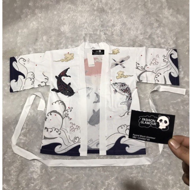 KIMONO IMPORT PRIA WANITA JEPANG HAORI YUTAKA DENGAN SABUK TALI ORIGINAL SP2