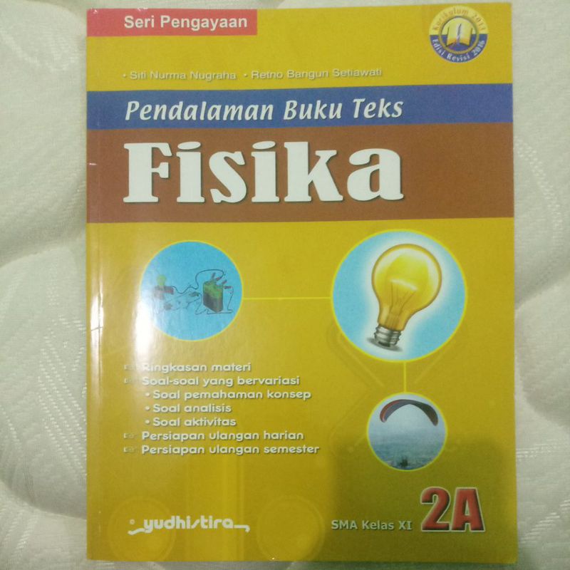 Pbt Fisika 2a Sma Kelas 11 Xi Semester 1 Yudhistira Shopee Indonesia
