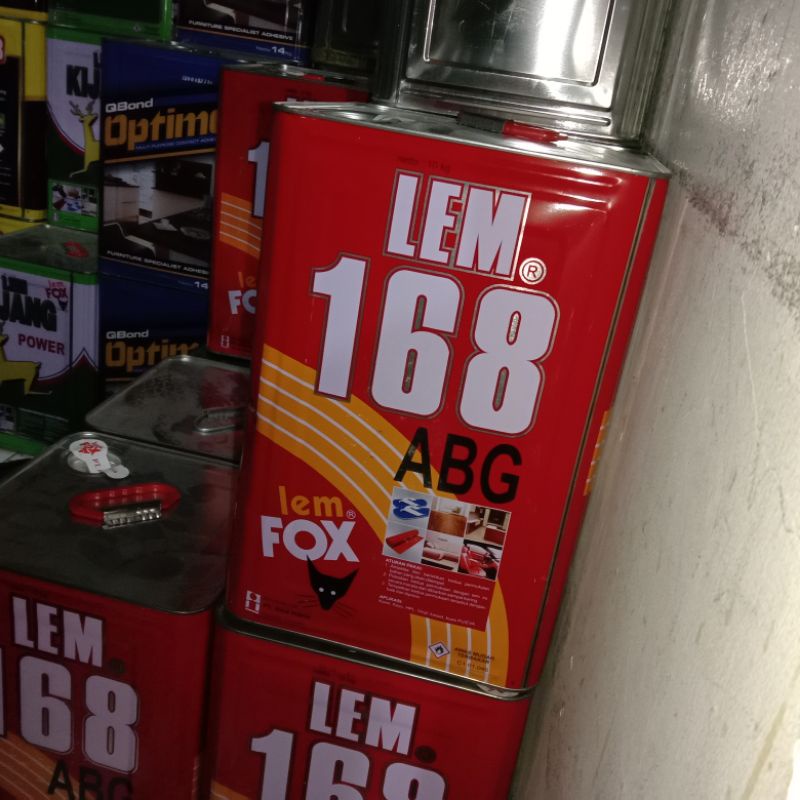 Lem Kuning Lem Fox ABG 168 ukuran Blek
