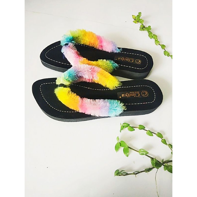 sandal japit murah wanita wedges terbaru