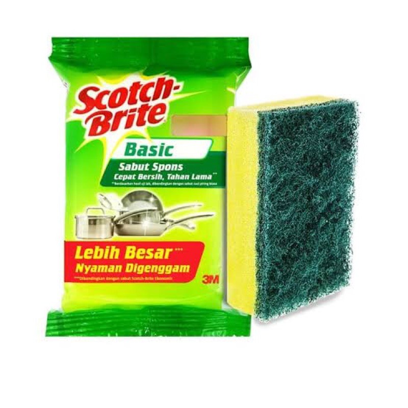 SABUT SPONS BASIC SCOTCH BRITE