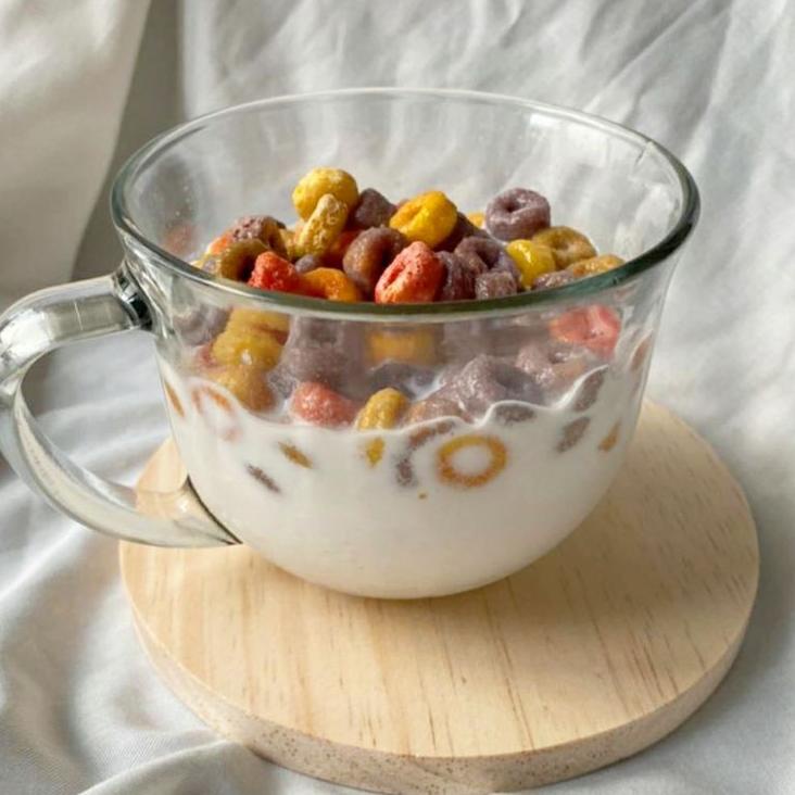 Grosiran Murah Mug Cereal Gelas 500ml Jumbo Mug Jumbo Korean Cereal Mug Cereal Mug Home Cafe Korea G