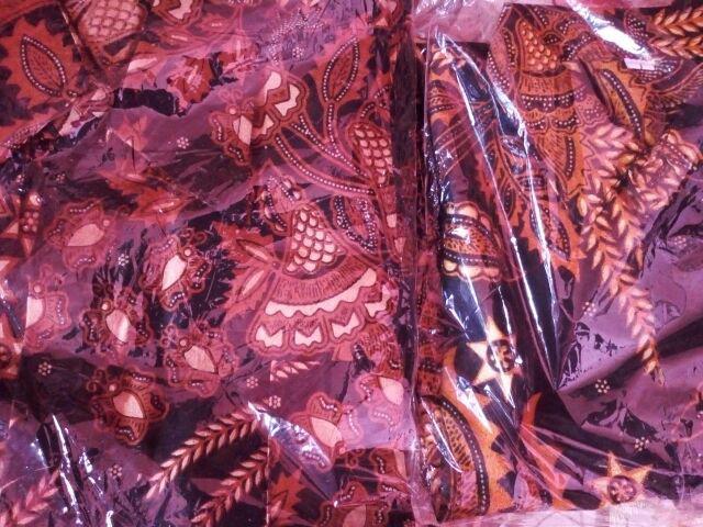 Couple Sarimbit Batik Bapak Dan Anak Motif Manggar