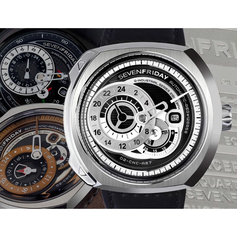 Jam tangan SEVENFRIDAYY SF Q Series, mesin automatic Japan, NFC aktif fullset