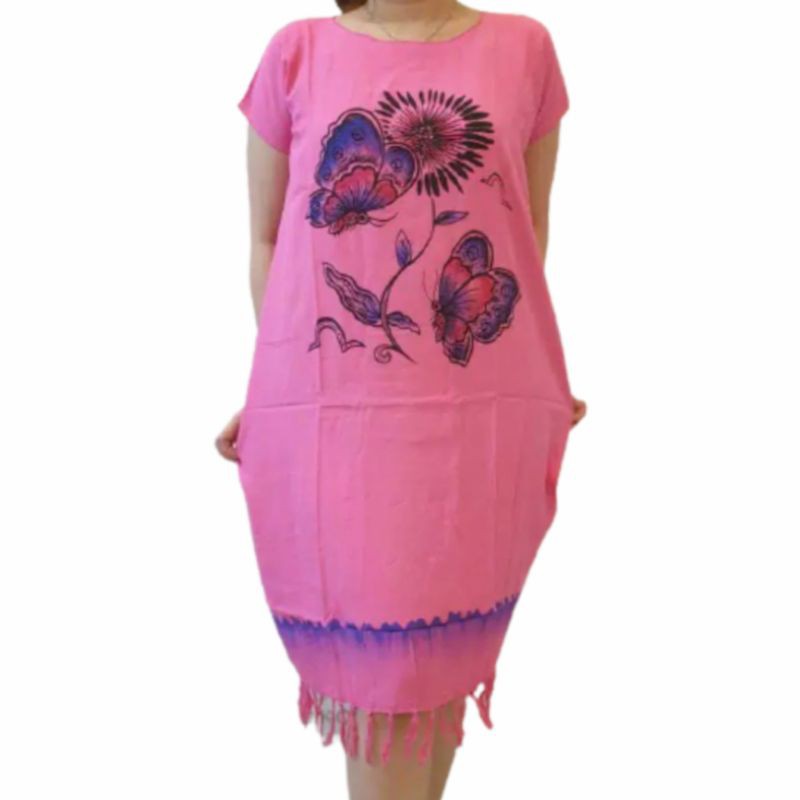 Daster/dress 3/4 bali bahan katun good quality adem dan lembut
