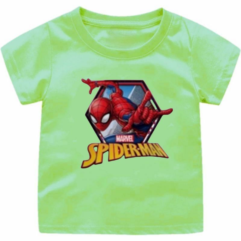 KAOS ANAK (SPIDERMAN) CEWEK-COWOK 1-12TAHUN FASHION ANAK TERBARU