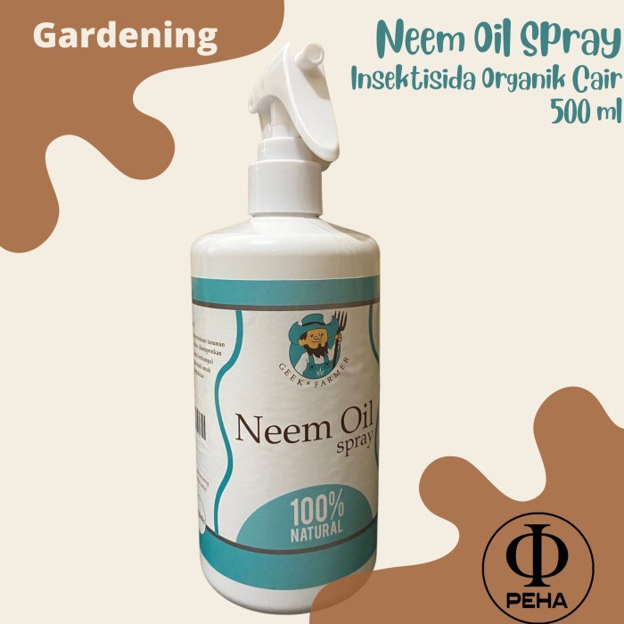 Insektisida Organik Cair Spray Neem Oil 500 ml Geek Farmer Organik