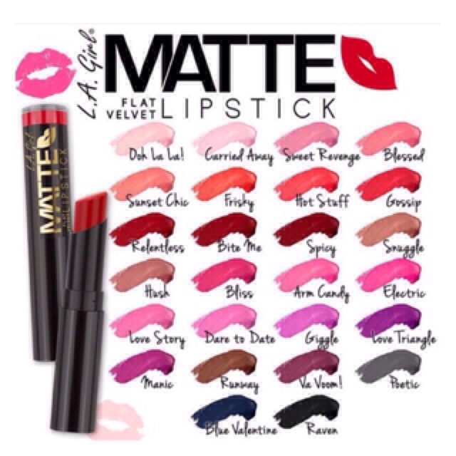 L.A. Girl Matte Flat Velvet Lipstick