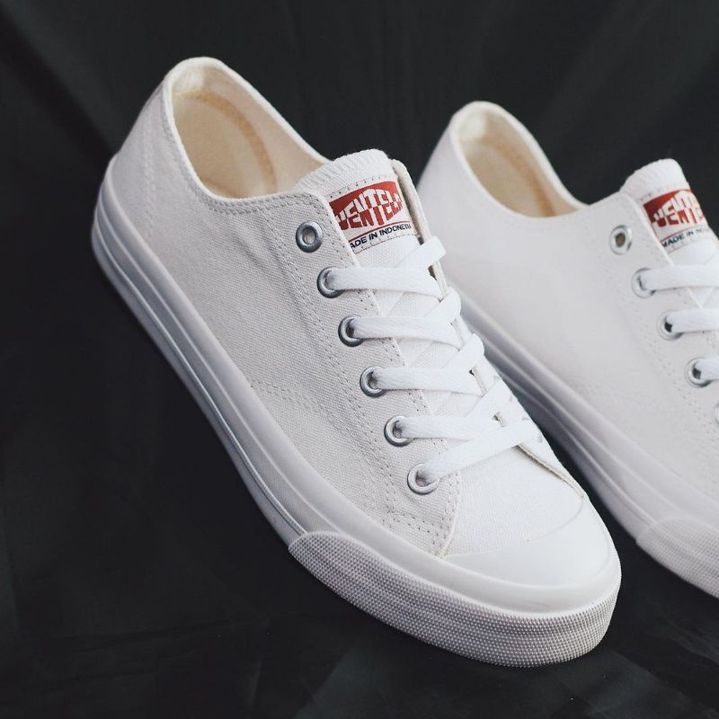 sepatu ventela basic white low/high original 100% sepatu ventela