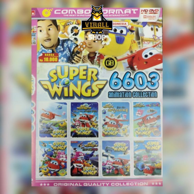 KASET KARTUN ANAK " SUPER WINGS 6603 "