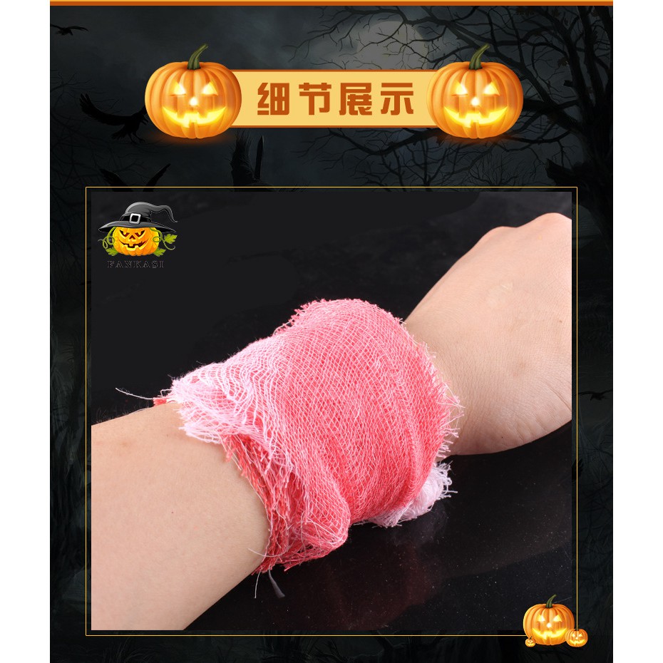 BLBD 7m bloody bandage perban berdarah palsu prank toys mainan halloween