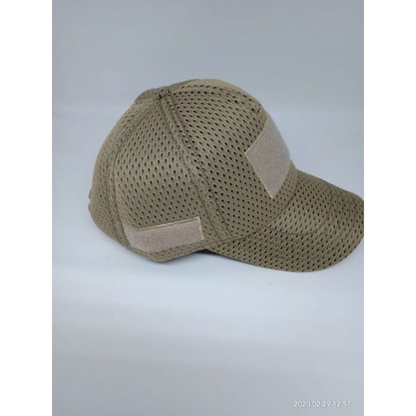 Topi tactical jaring/topi bdu double mess/topi bdu jaring crem/topi tactical