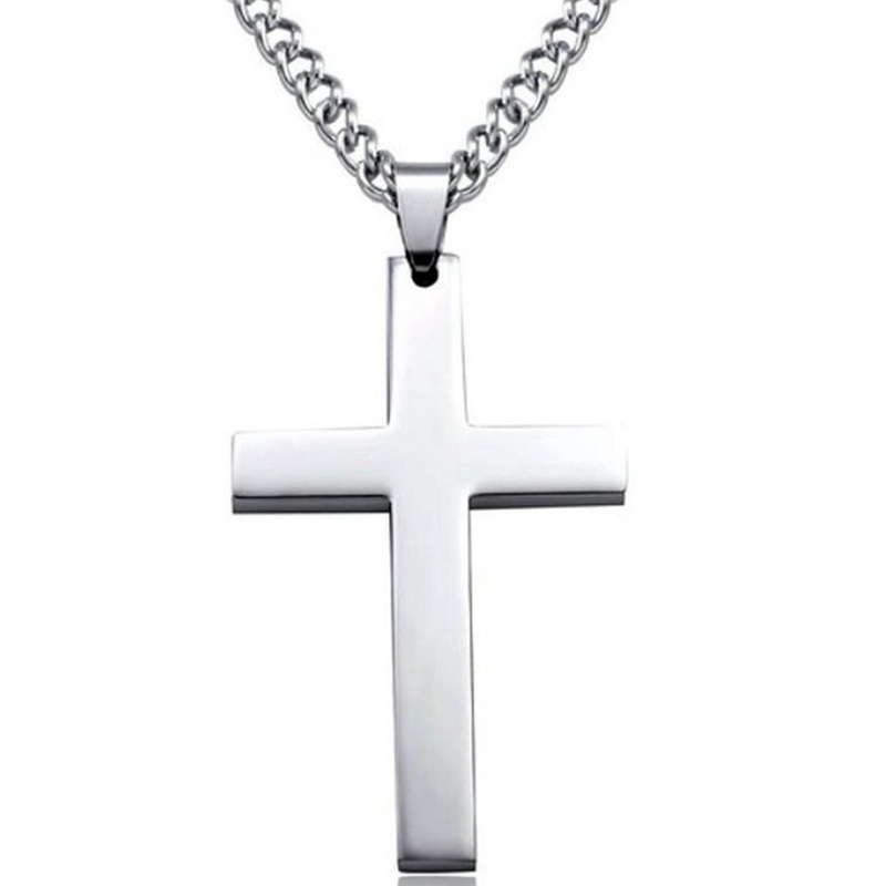 Cross Pendant Necklace New Design Stainless Steel Pendant Men Women Necklace