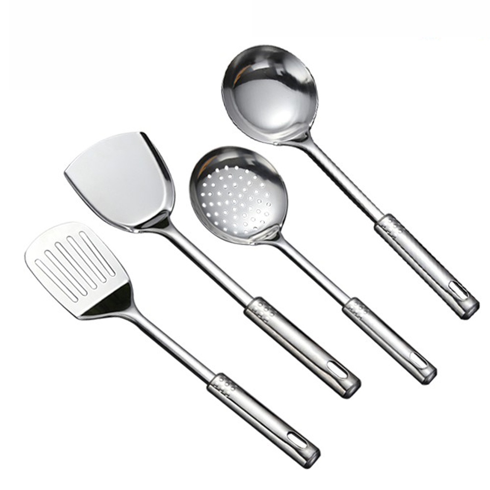 GSF Spatula Set isi 4 pcs - G-4404 / Sutil Spatula Stainless Stell TEBAL