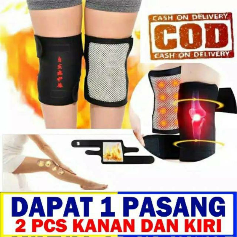 SABUK KORSET DEKER TERAPI LUTUT MAGNETIC KNEE PADS THERAPY SELF HEATING DEKKER LUTUT KESEHATAN