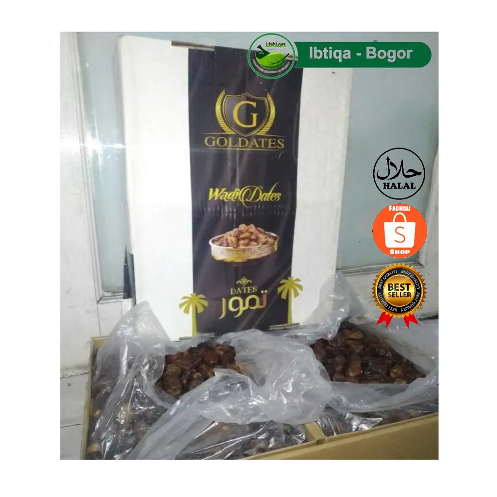 

Kurma Goldates / Kurma Mesir Wadi Dates 10kg Dijamin 100% Original