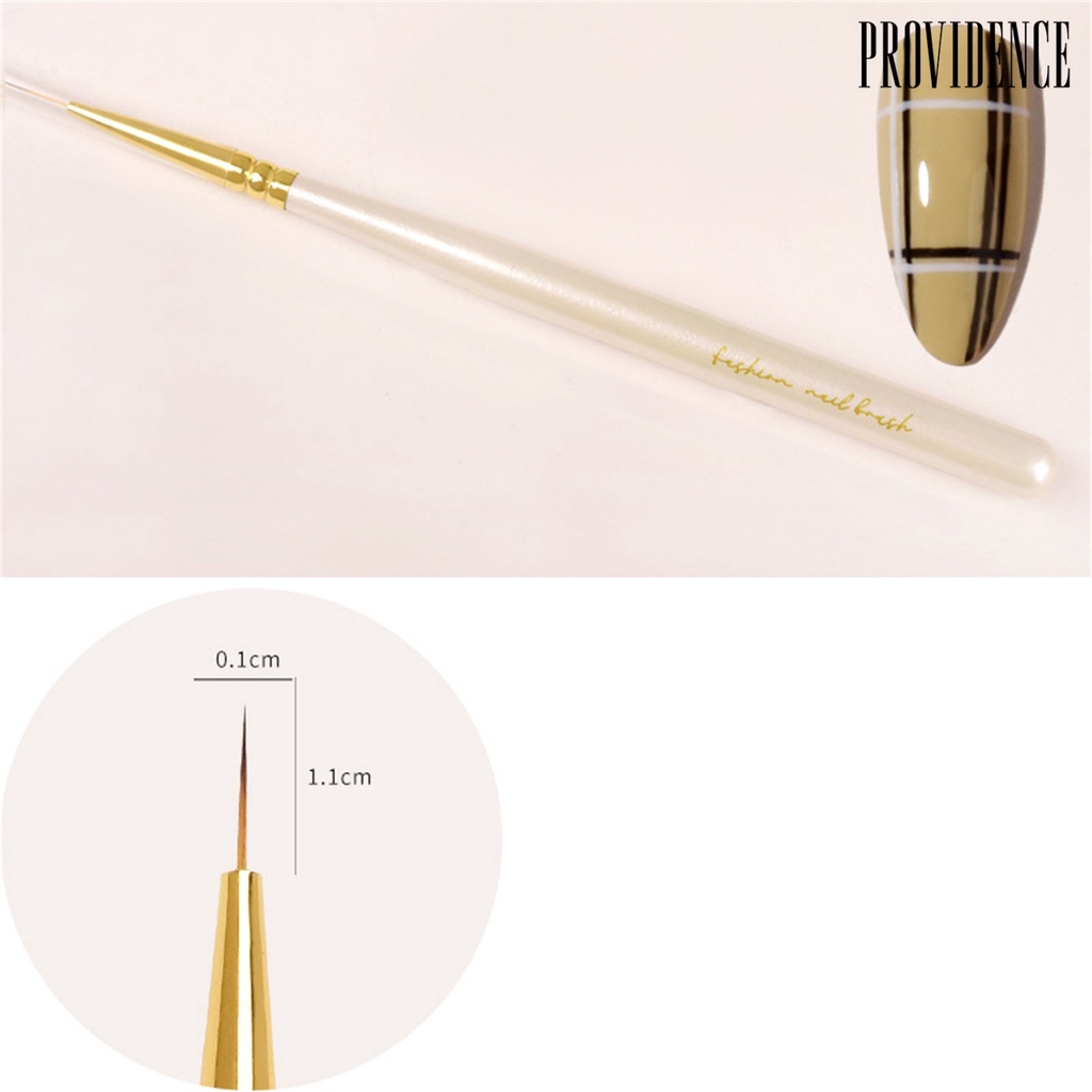 Providence Nail Pen Brush Easy to Use Multi-function Tip Head Gel Nail Painting Brushes for Manicure