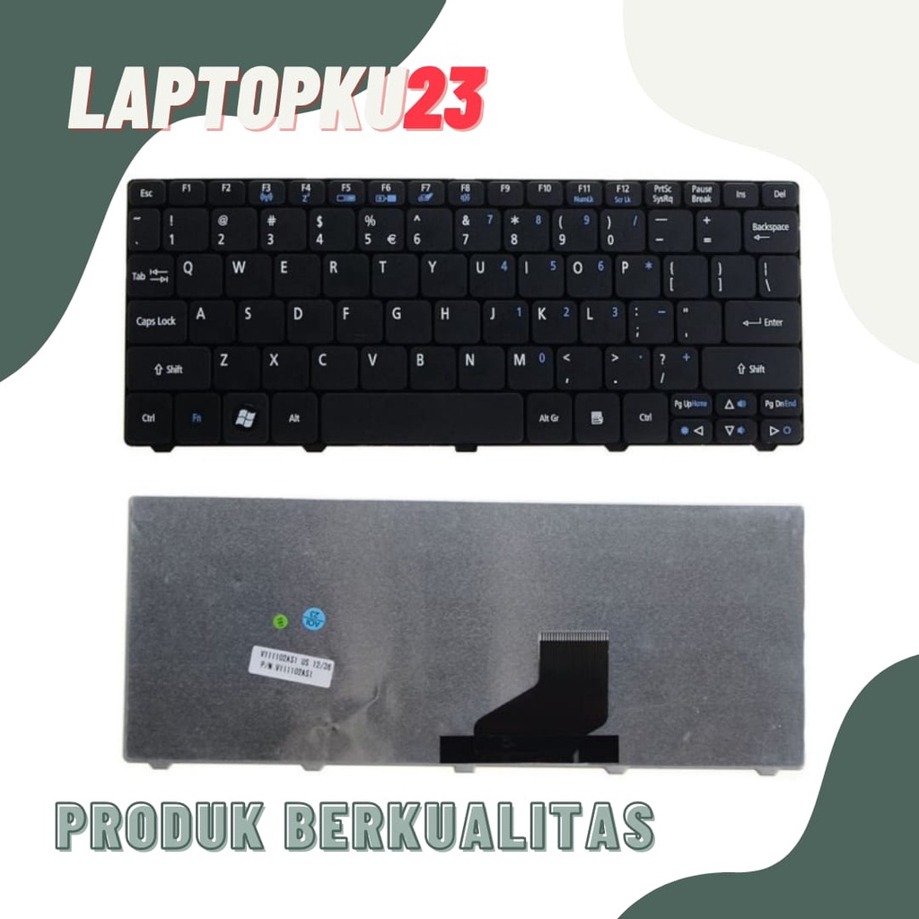 Keyboard Acer Aspire One D255 D255E D257 D260 D270 521 522 532 533 Ori