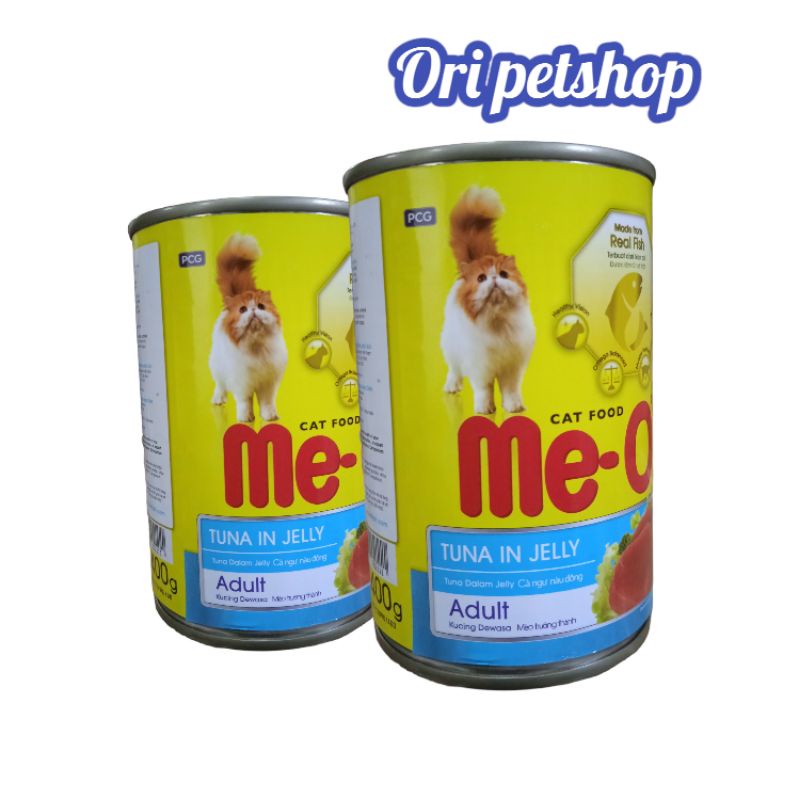 MEO Kaleng Tuna Wet Cat Food Makanan Basah Kucing 400gr