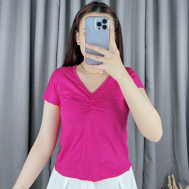 Ellie top 019 | Atasan wanita | kaos wanita kerut