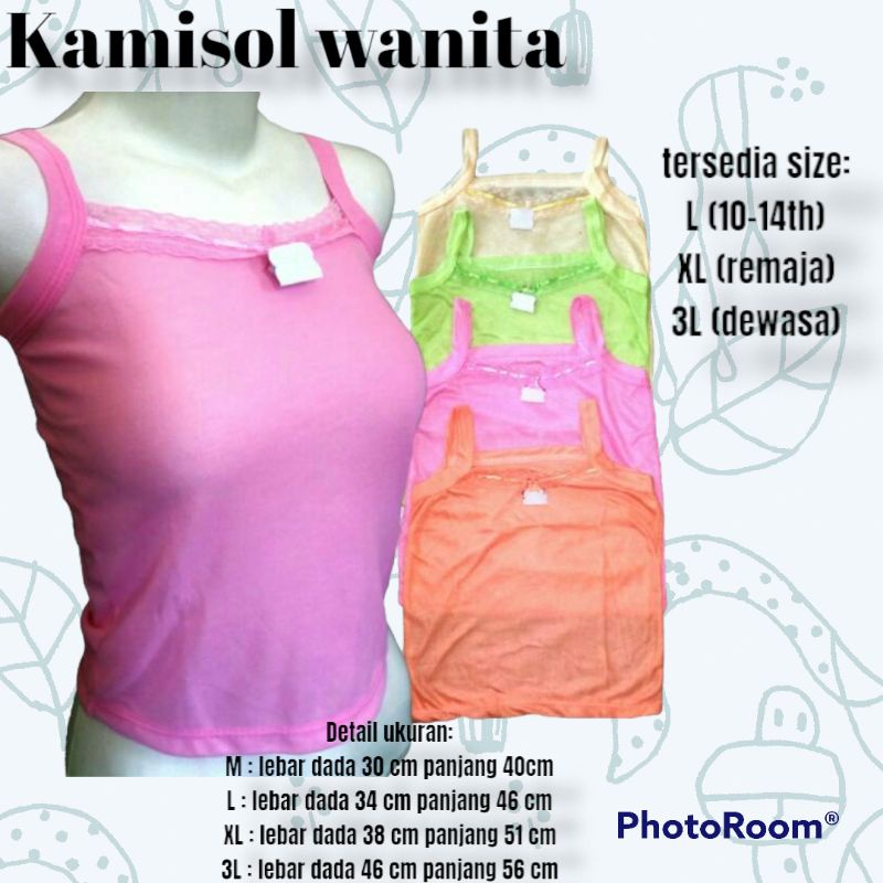 KAMISOL/SINGLET/TENTOP WANITA REMAJA murah ecer