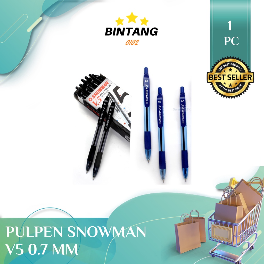 

PEN / PULPEN SNOWMAN V5 0.7MM