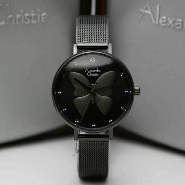 Jam Tangan Alexandre Christie AC 2850 LH  tali Pasir  Wanita / Cewek Original