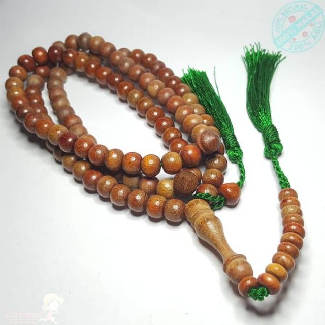 Tasbih 99 Kayu Secang 1000% ORIGINAL