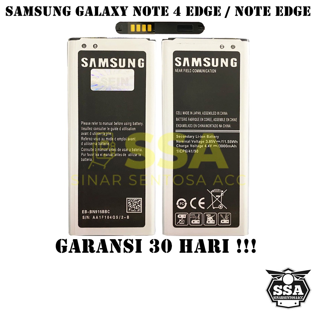 Baterai Original OEM Samsung Galaxy Note 4 Edge Note Edge N915 N915G N9150 EB-BN915BBC BN915 BN915BBC HP Ori Battery Batrai Batre Batu Batere GARANSI AWET MURAH