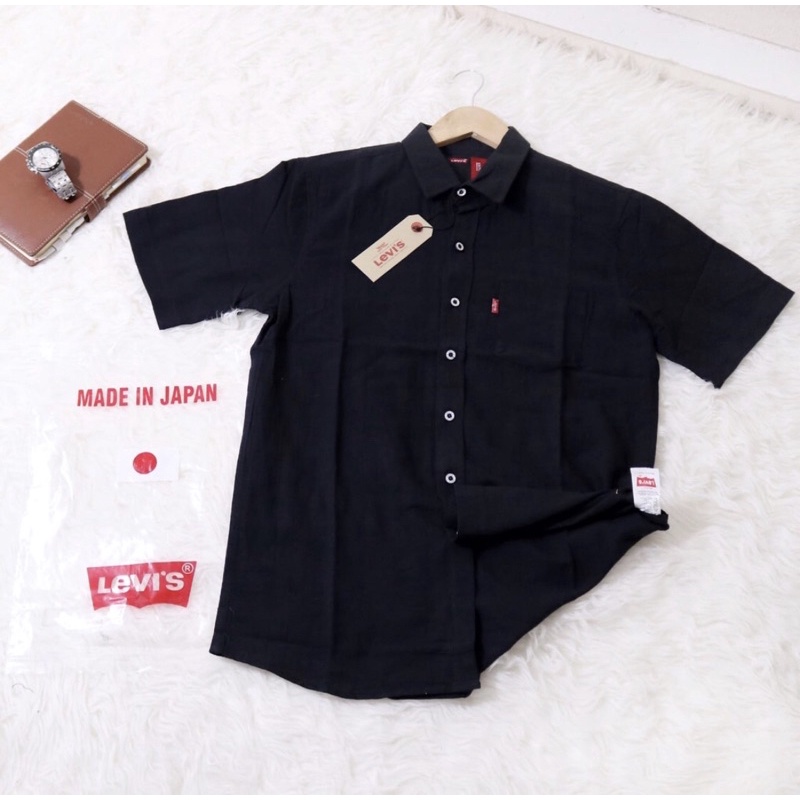 kemeja polos pendek laris kemeja casual lengan pendek bahan katun adem