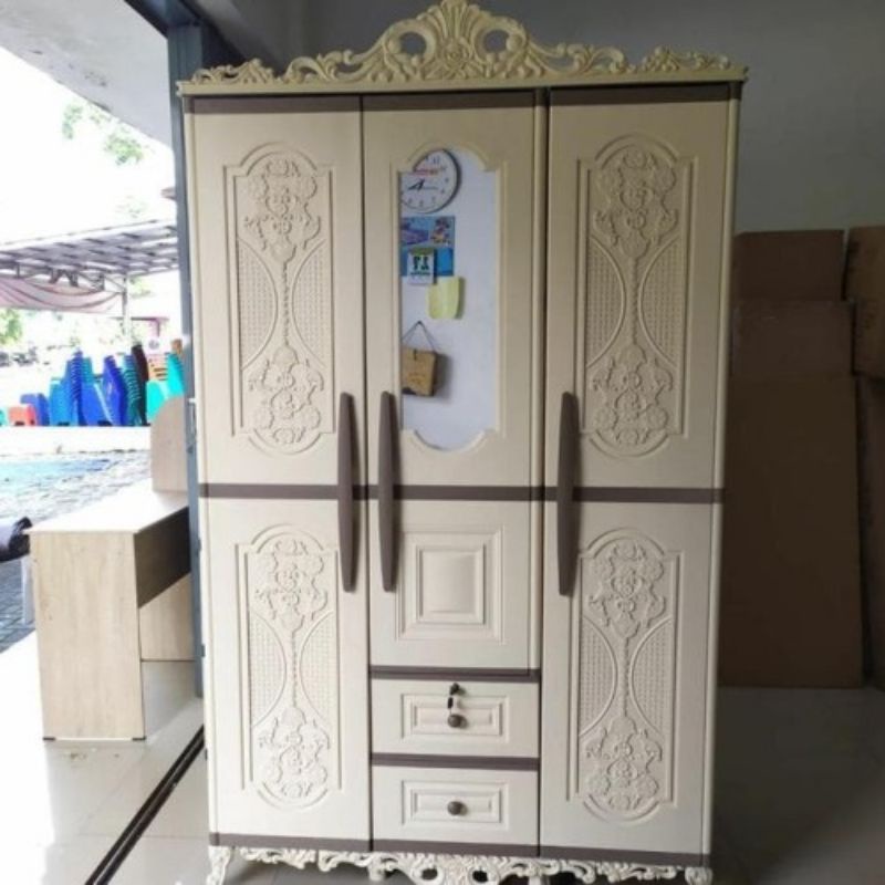lemari 3 pintu plastik lemari 3pl classic olymplast