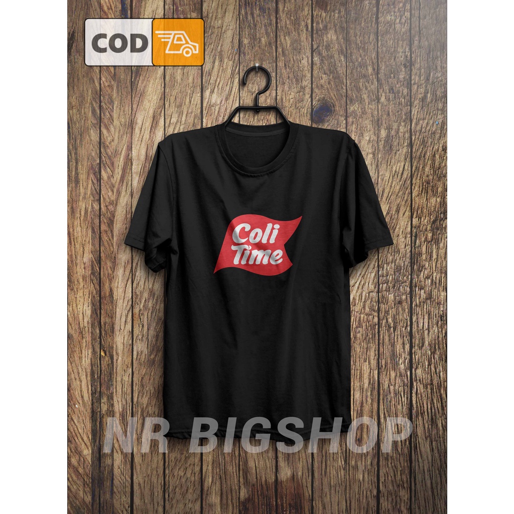Kaos Distro Pria Kaos Outdoor Kaos Lucu Coli Time Kaos Plesetan Logo Jolly Time